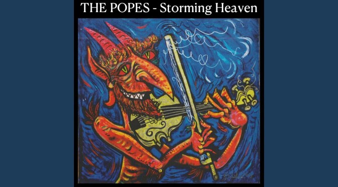Cover art for The Popes single Storming Heaven