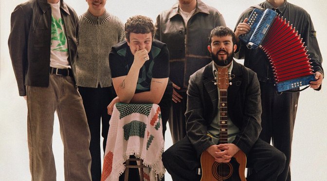 Madra Salach, the Dublin six-piece, in a press photo